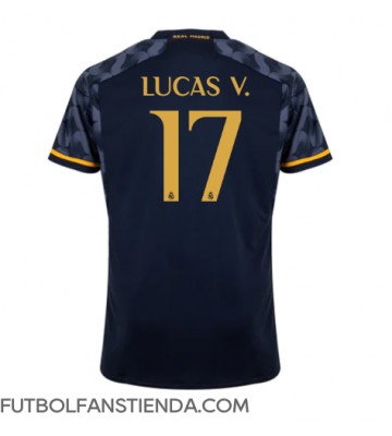 Real Madrid Lucas Vazquez #17 Segunda Equipación 2023-24 Manga Corta
